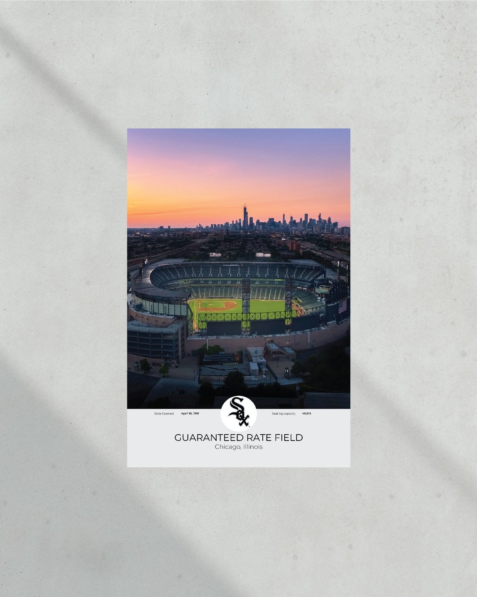 Chicago White Sox Guaranteed Rate Field Framed Print - Title Game Frames