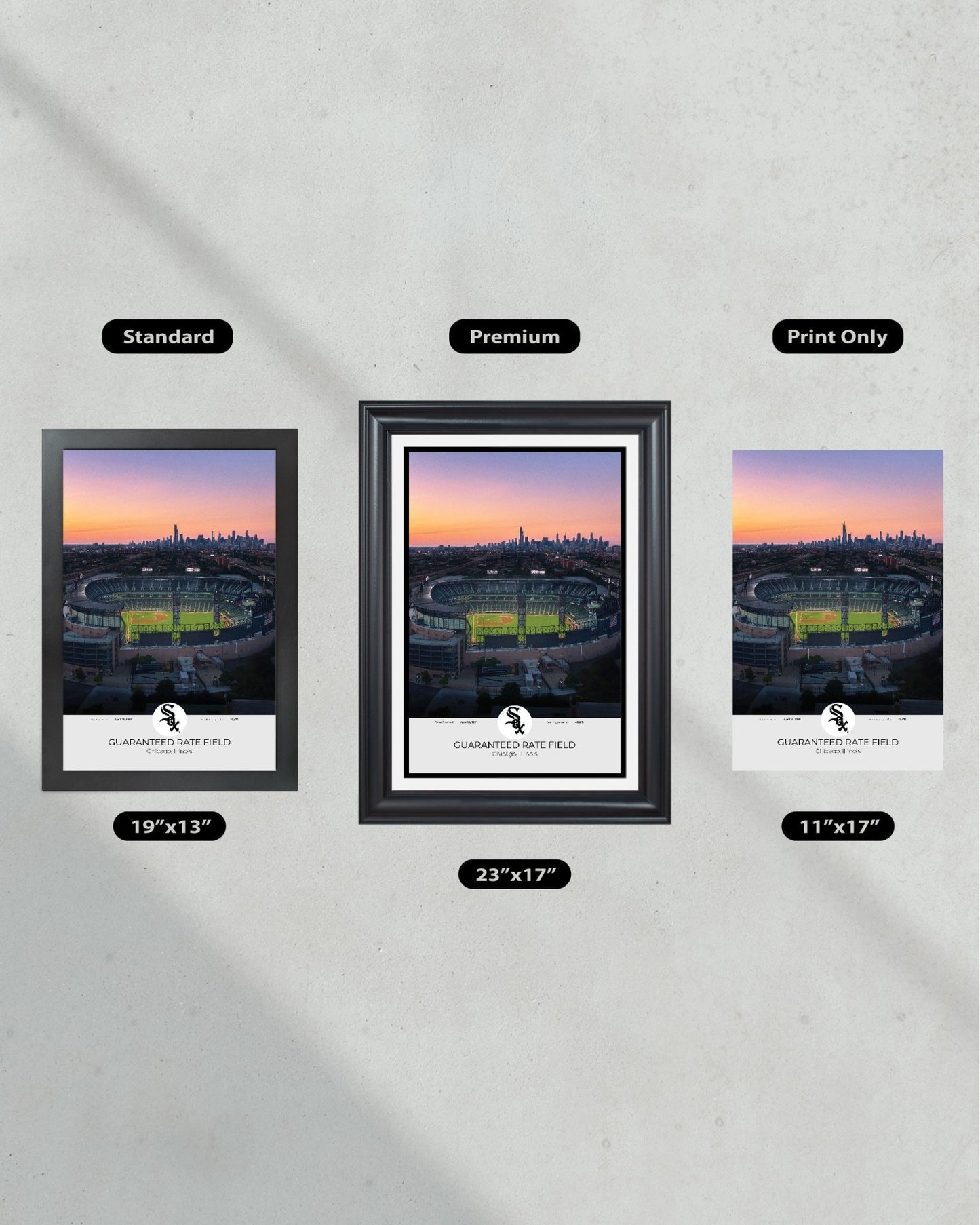 Chicago White Sox Guaranteed Rate Field Framed Print - Title Game Frames