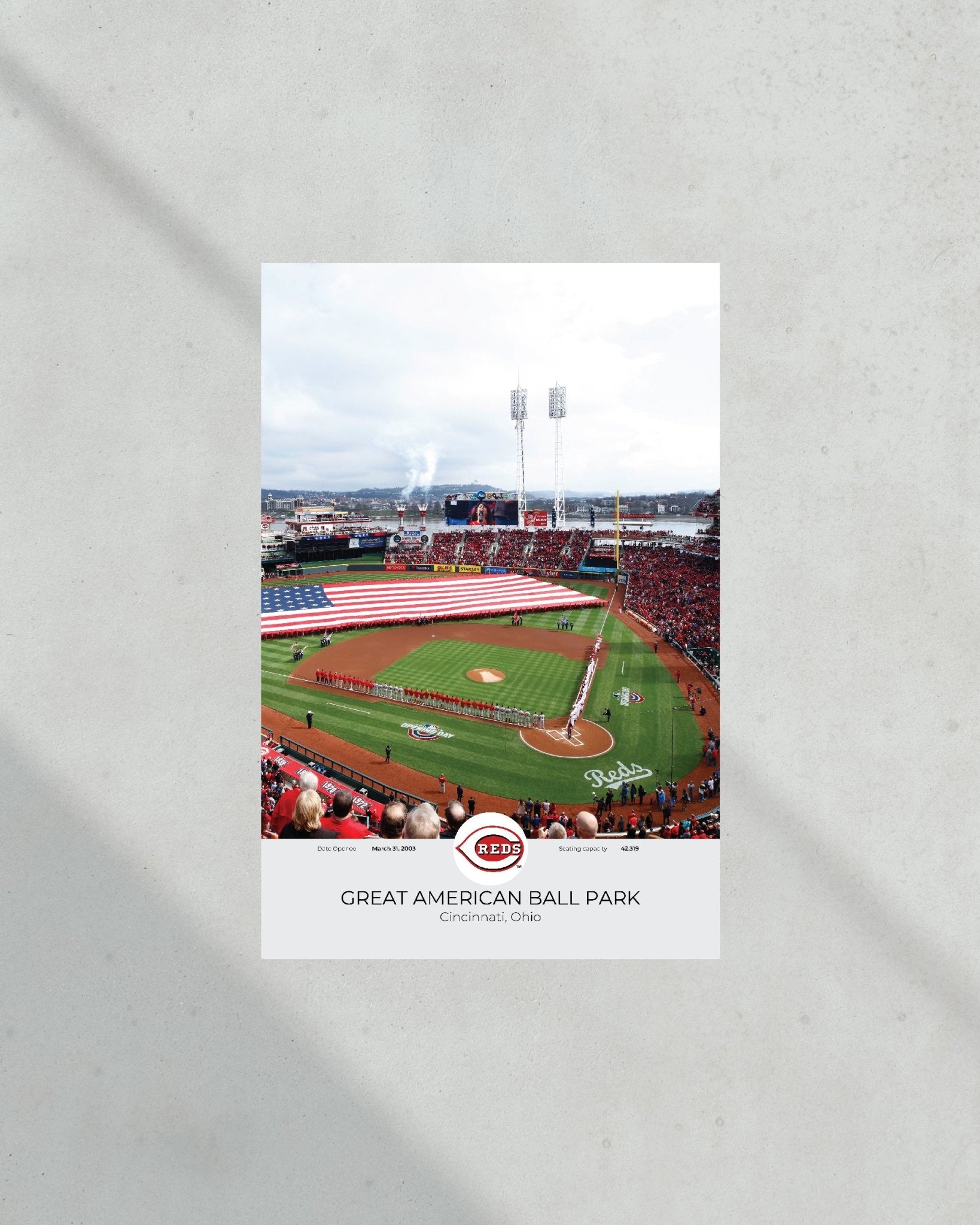 Cincinnati Reds Great American Ball Park Framed Print - Title Game Frames