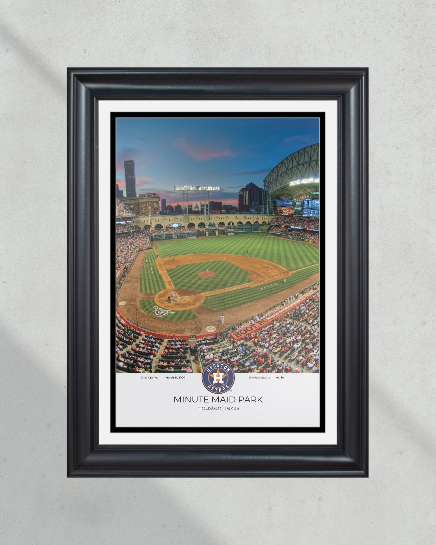 Houston Astros Minute Maid Park Framed Print - Title Game Frames