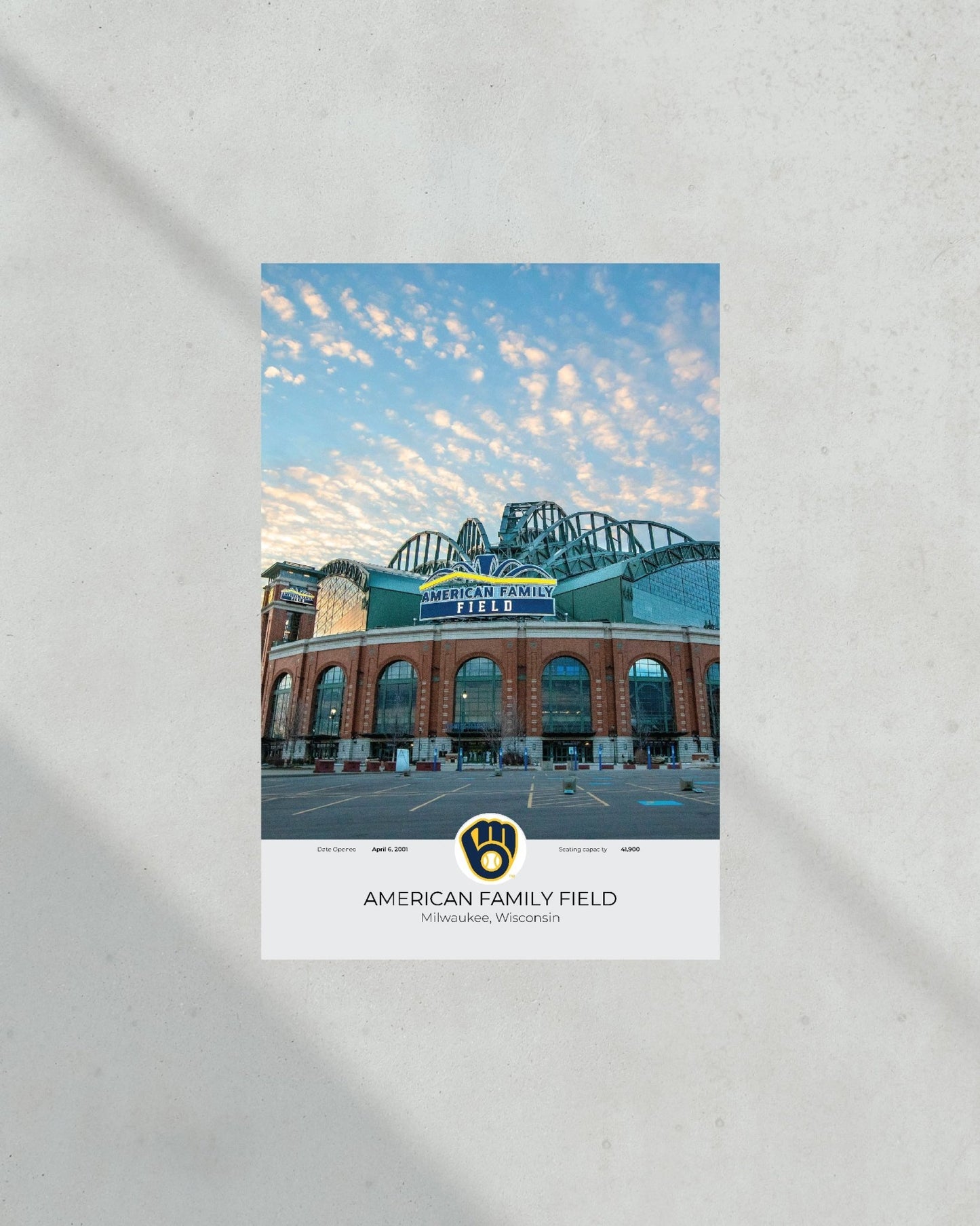 Milwaukee Brewers American Family Field Framed Print - Title Game Frames