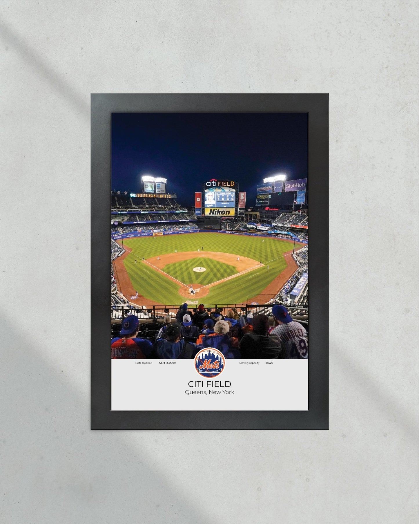 New York Mets Citi Field Framed Print - Title Game Frames