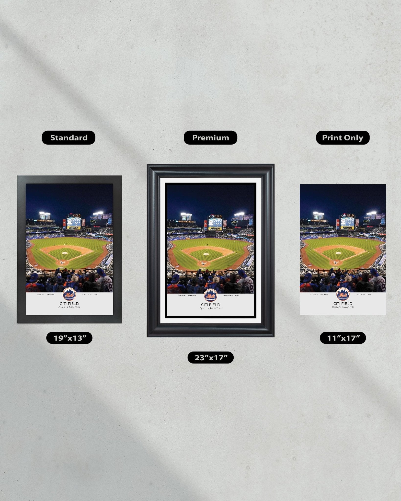 New York Mets Citi Field Framed Print - Title Game Frames