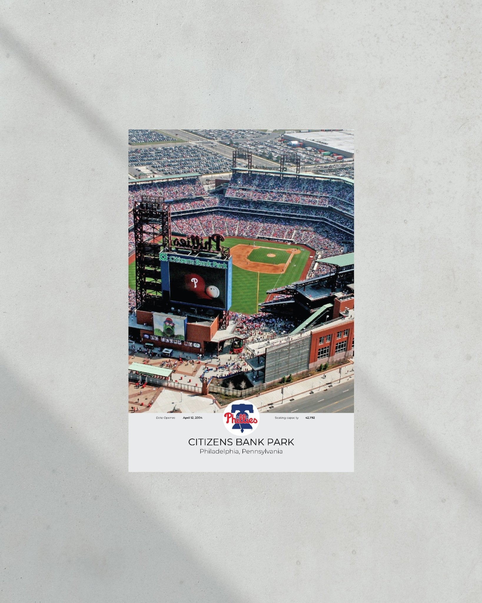 Philadelphia Phillies Citizens Bank Park Framed Print - Title Game Frames