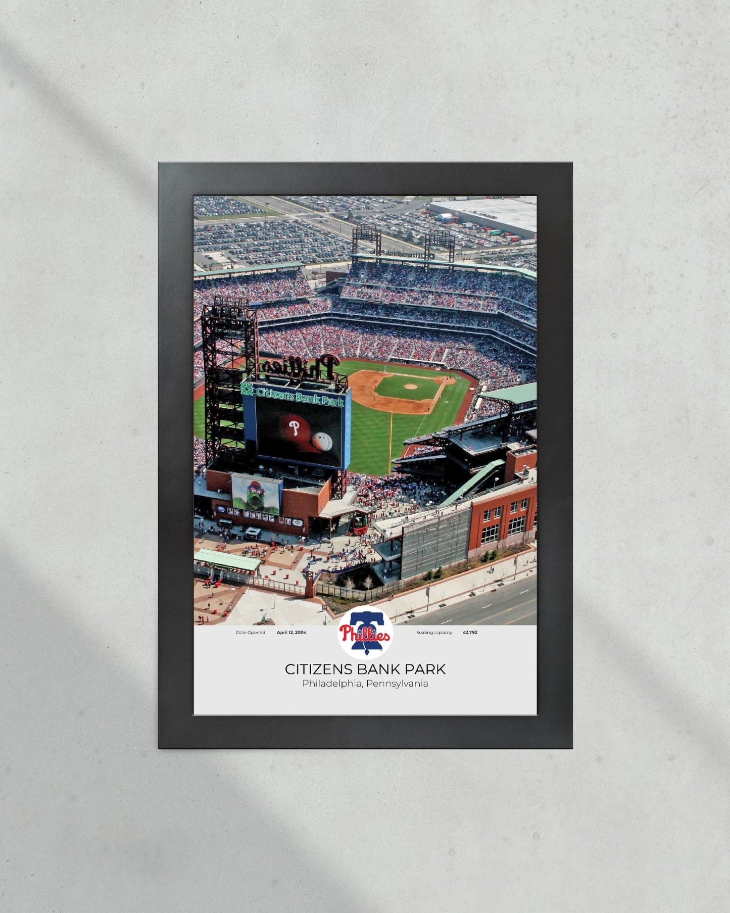 Philadelphia Phillies Citizens Bank Park Framed Print - Title Game Frames