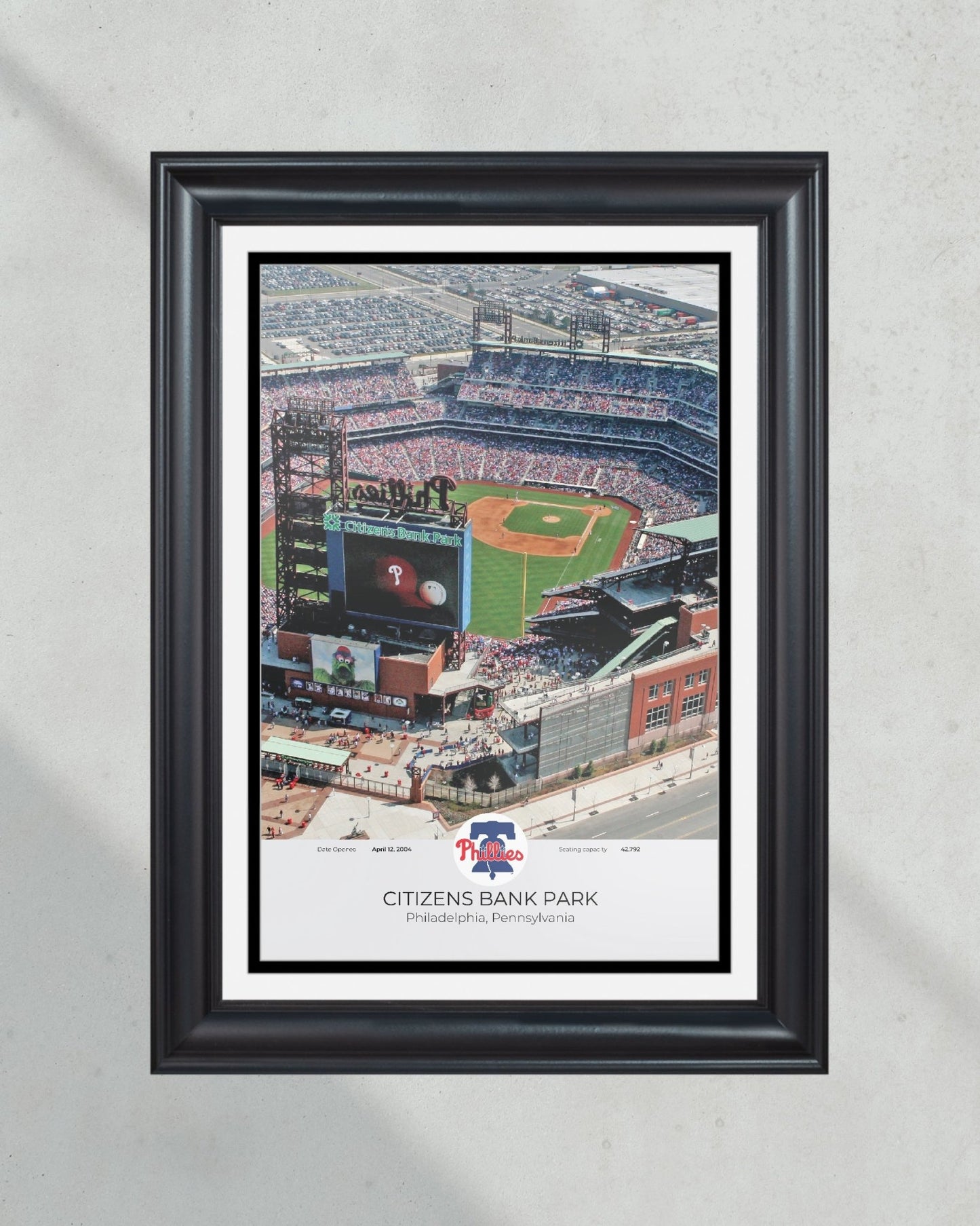 Philadelphia Phillies Citizens Bank Park Framed Print - Title Game Frames