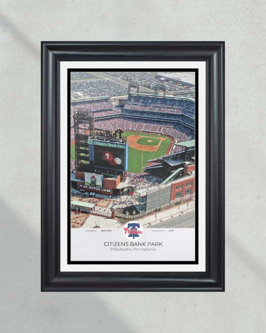 Philadelphia Phillies Citizens Bank Park Framed Print - Title Game Frames