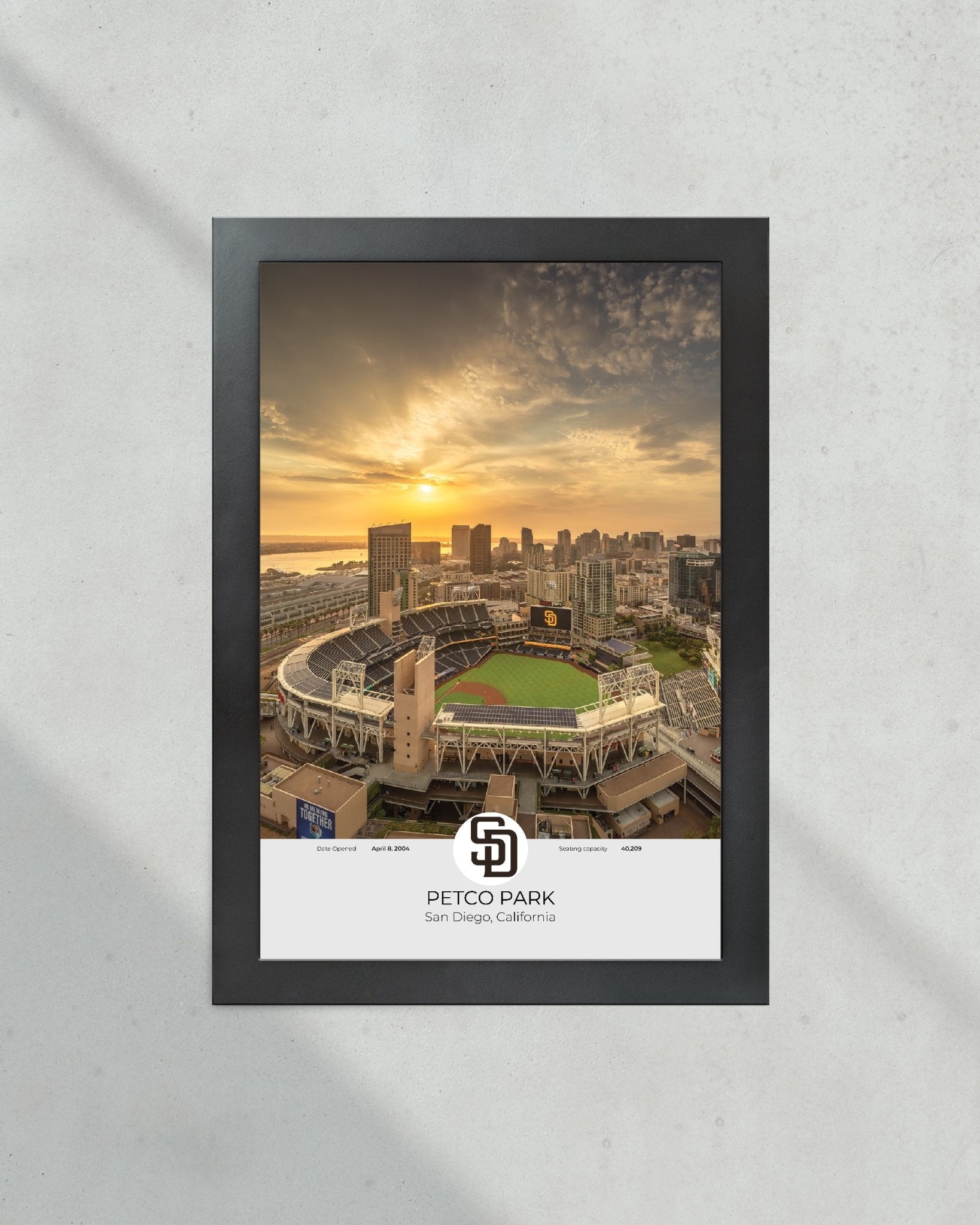 San Diego Padres Petco Park Framed Print - Title Game Frames