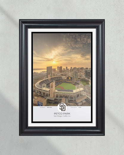 San Diego Padres Petco Park Framed Print - Title Game Frames