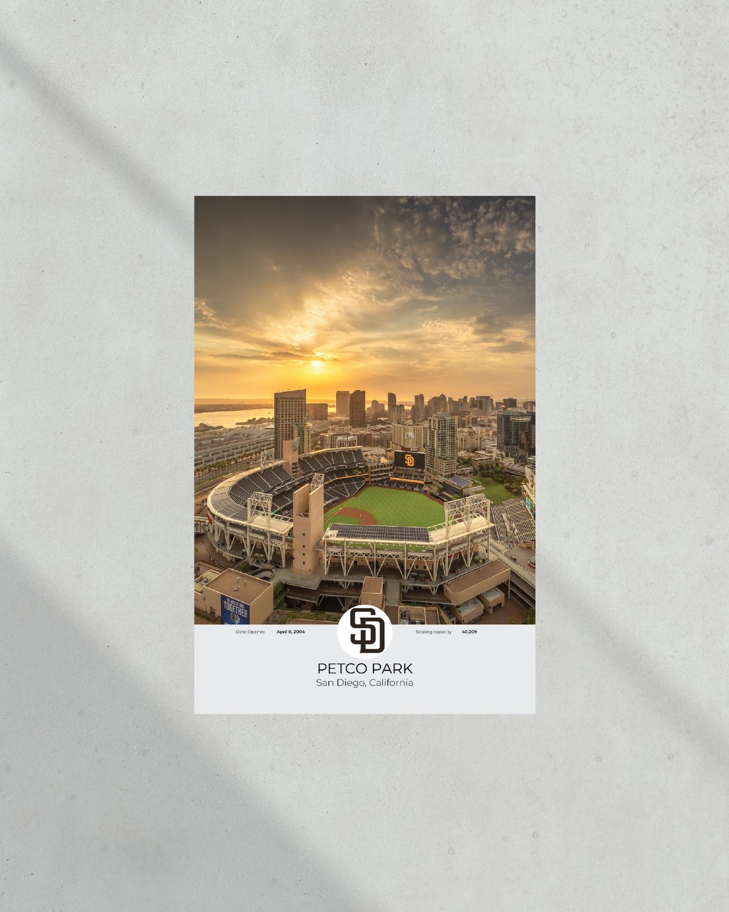 San Diego Padres Petco Park Framed Print - Title Game Frames