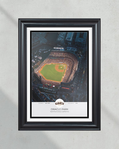 San Francisco Giant Oracle Park Framed Print - Title Game Frames