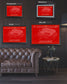 San Francisco Levi's Stadium Blueprint Football Wall Art - Title Game Frames