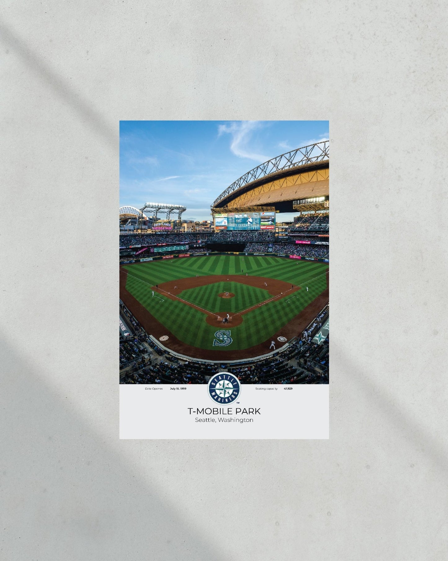 Seattle Mariners T Mobile Park Framed Print - Title Game Frames