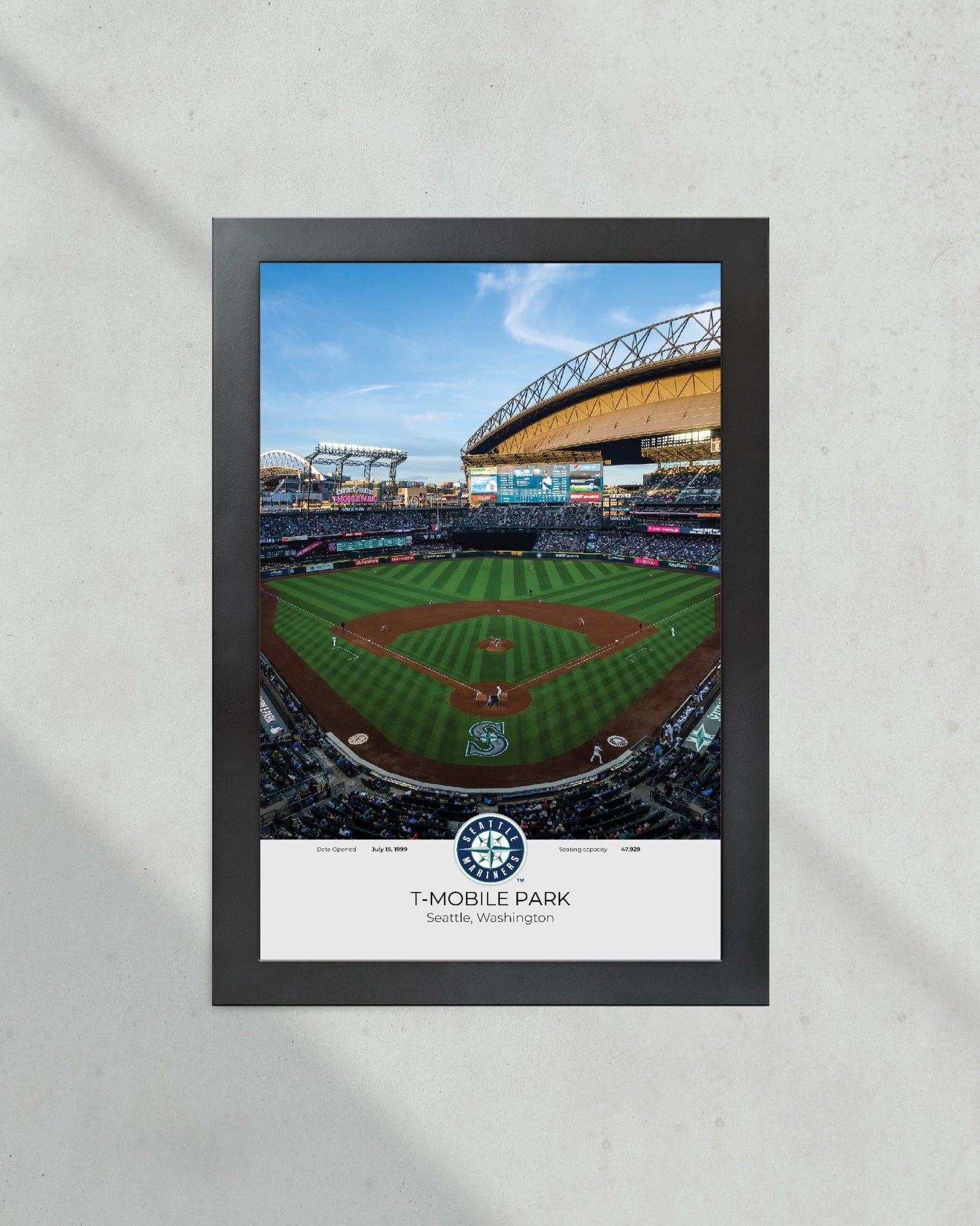 Seattle Mariners T Mobile Park Framed Print - Title Game Frames