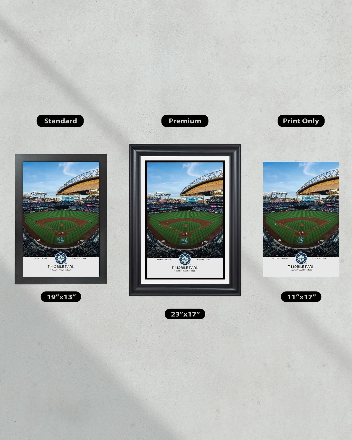 Seattle Mariners T Mobile Park Framed Print - Title Game Frames