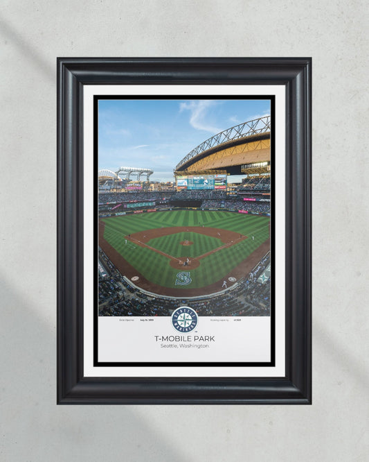 Seattle Mariners T Mobile Park Framed Print - Title Game Frames